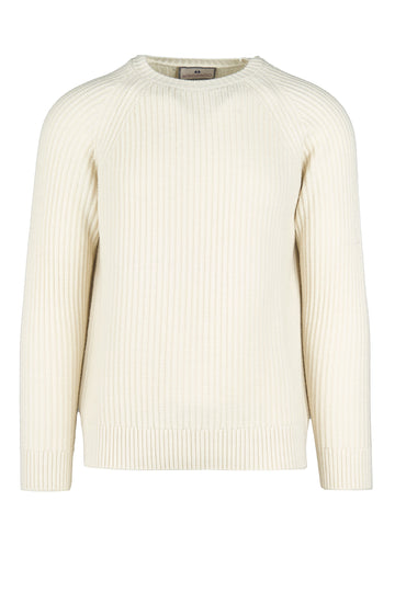 Raglan English-Rib Sweater - MONTEZEMOLO