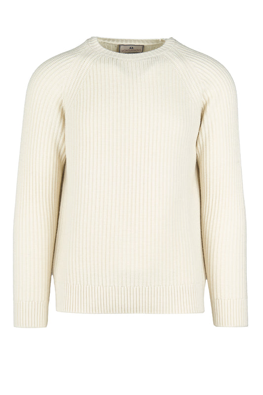 Raglan English-Rib Sweater - MONTEZEMOLO