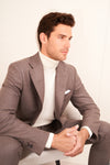 Tailored ultrafine wool two-button suit