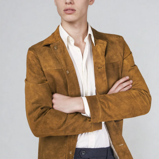 Suede Chore Jacket - MONTEZEMOLO