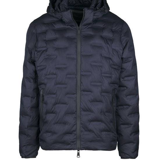 Brick-quilt Hooded Puffer Jacket - MONTEZEMOLO