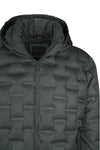 Brick-quilt Hooded Puffer Jacket - MONTEZEMOLO