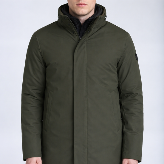 Mid-lenght technical padded jacket - MONTEZEMOLO