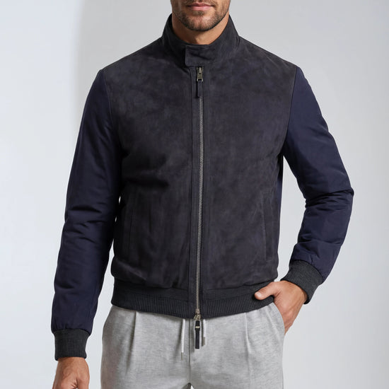 Suede Hybrid-Jacket - MONTEZEMOLO