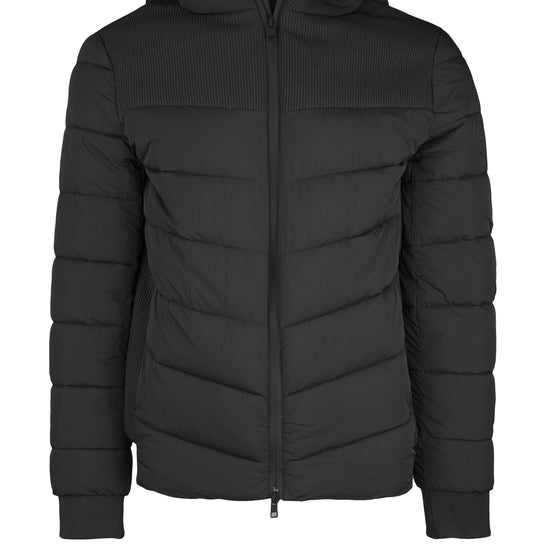 Hybrid padded jacket with hood - MONTEZEMOLO
