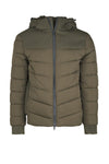 Hybrid padded jacket with hood - MONTEZEMOLO