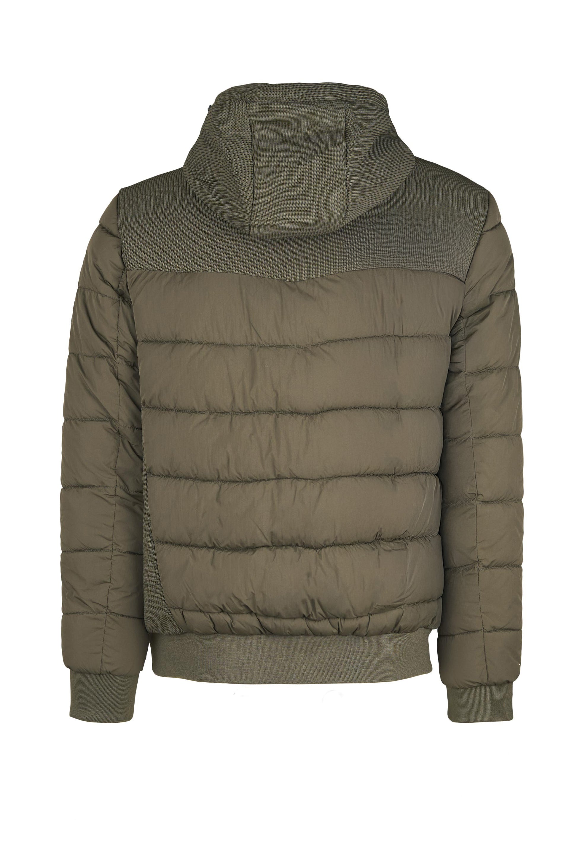 Hybrid padded jacket with hood - MONTEZEMOLO