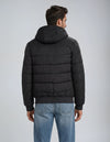 Hybrid padded jacket with hood - MONTEZEMOLO