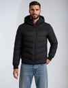 Hybrid padded jacket with hood - MONTEZEMOLO