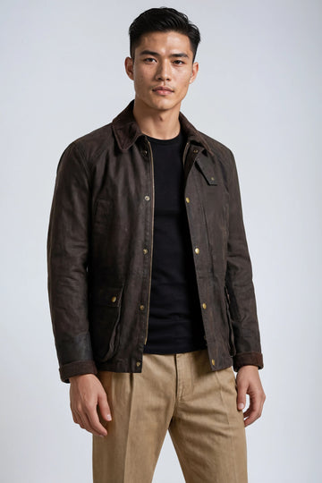Suede Hunter Jacket - MONTEZEMOLO