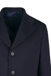 Single-breasted pure cashmere coat - MONTEZEMOLO