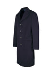 Single-breasted pure cashmere coat - MONTEZEMOLO