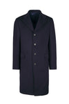 Single-breasted pure cashmere coat - MONTEZEMOLO