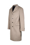 Single-breasted pure cashmere coat - MONTEZEMOLO