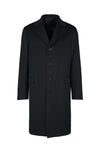 Single-breasted wool & cashmere overcoat - MONTEZEMOLO