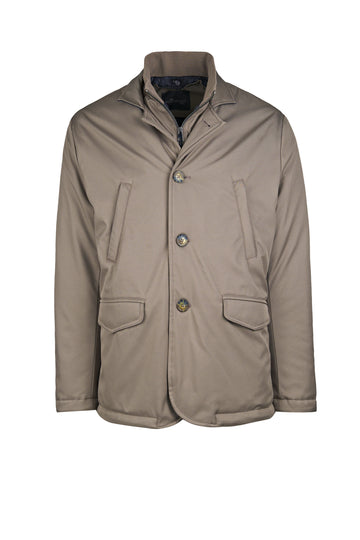 Jacket with detachable inner bib