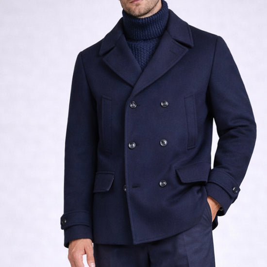 Double-breasted peacoat - MONTEZEMOLO