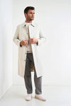 Classic lined water-resistant raincoat
