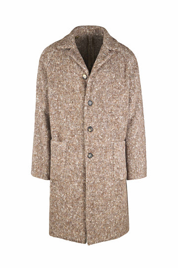 Cappotto Raglan in Baby Alpaca & Lana