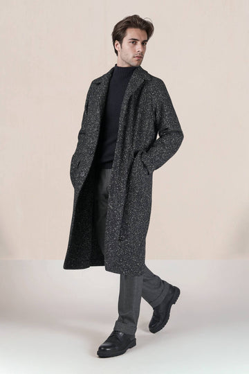 Herringbone Raglan Overcoat