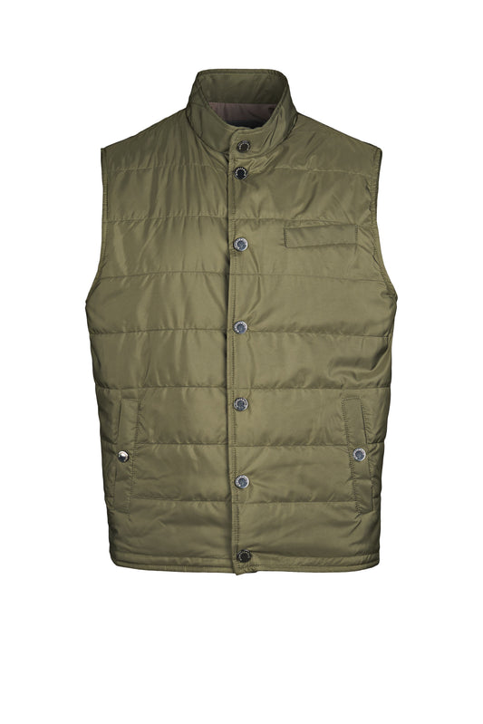 Quilted nylon padded gilet - MONTEZEMOLO