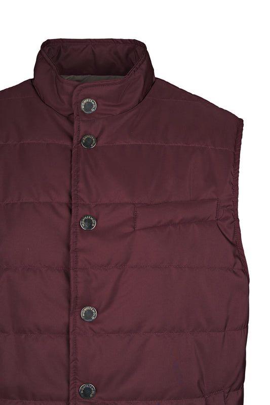 Quilted nylon padded gilet - MONTEZEMOLO