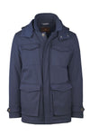 Padded Field Jacket with Hood