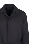 Unlined wool belted raglan coat - MONTEZEMOLO