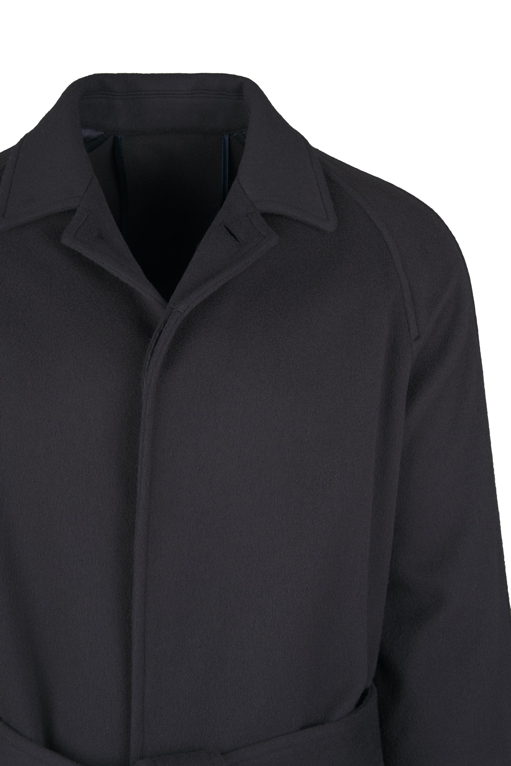 Unlined wool belted raglan coat - MONTEZEMOLO