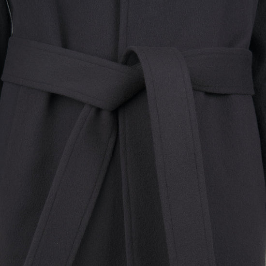 Unlined wool belted raglan coat - MONTEZEMOLO