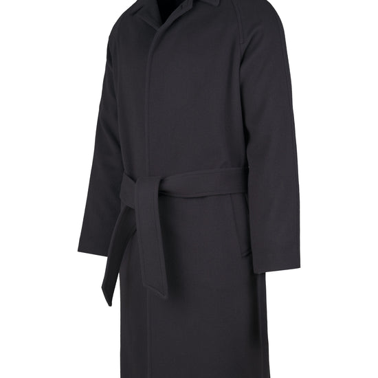 Unlined wool belted raglan coat - MONTEZEMOLO
