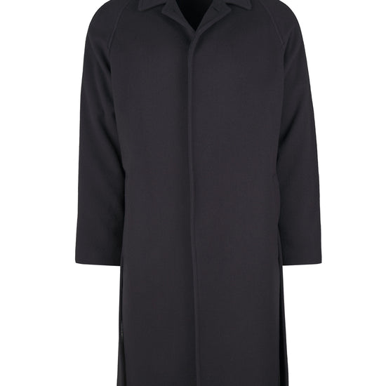 Unlined wool belted raglan coat - MONTEZEMOLO