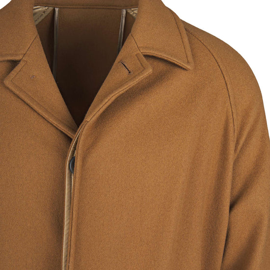 Unlined wool belted raglan coat - MONTEZEMOLO