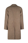 Check tweed raglan overcoat - MONTEZEMOLO