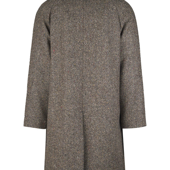 Herringbone tweed raglan overcoat - MONTEZEMOLO