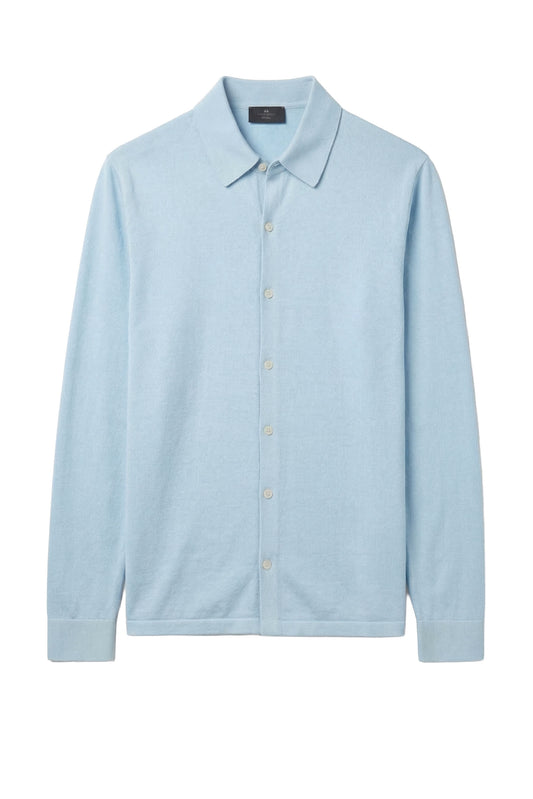Cotton crepe jersey knit shirt - MONTEZEMOLO