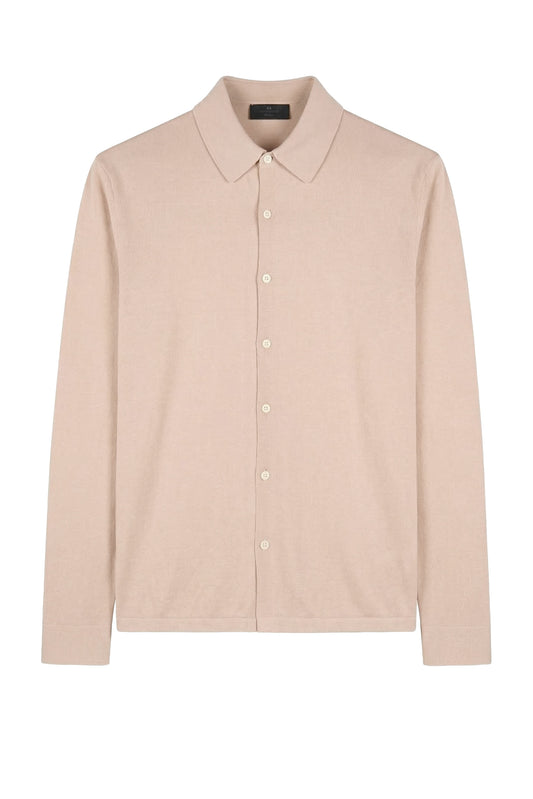 Cotton crepe jersey knit shirt - MONTEZEMOLO