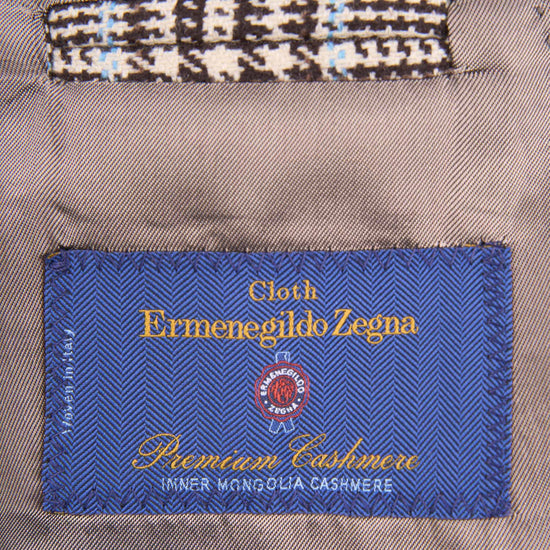 Premium Cashmere Prince of Wales Check Jacket - Zegna® Fabrics - MONTEZEMOLO