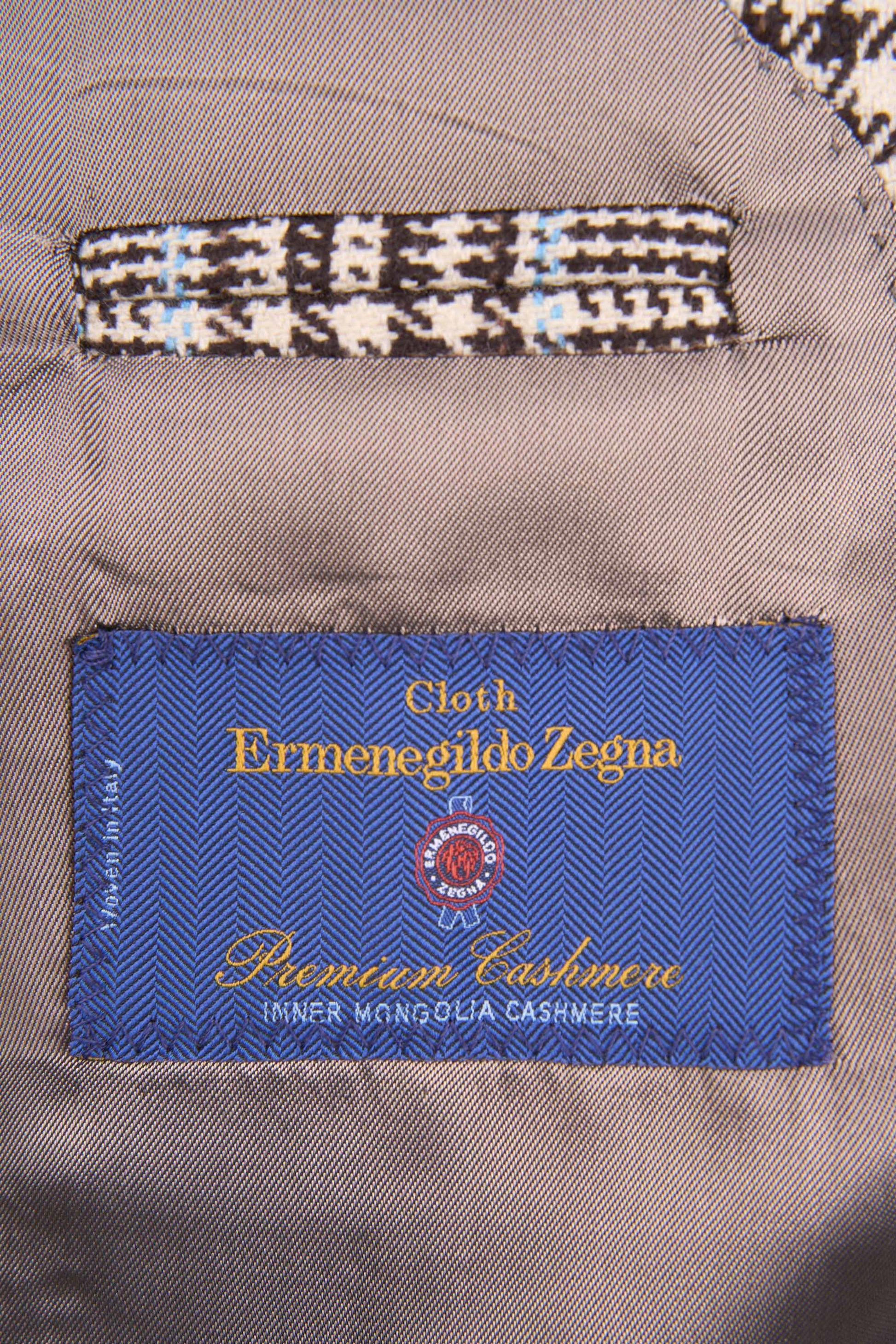Premium Cashmere Prince of Wales Check Jacket - Zegna® Fabrics - MONTEZEMOLO