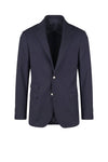 Unlined Pure Wool Crêpe Single-Breasted Blazer