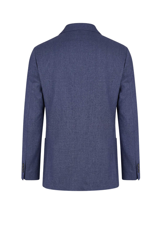 Unlined Single-Breasted Pure Wool Crêpe Jacket - MONTEZEMOLO