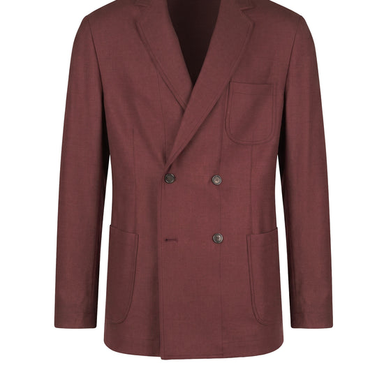 Double-Breasted Jersey Jacket - Loro Piana® Fabrics - MONTEZEMOLO
