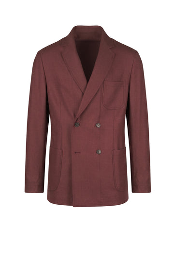 Double-Breasted Jersey Jacket - Loro Piana® Fabrics - MONTEZEMOLO