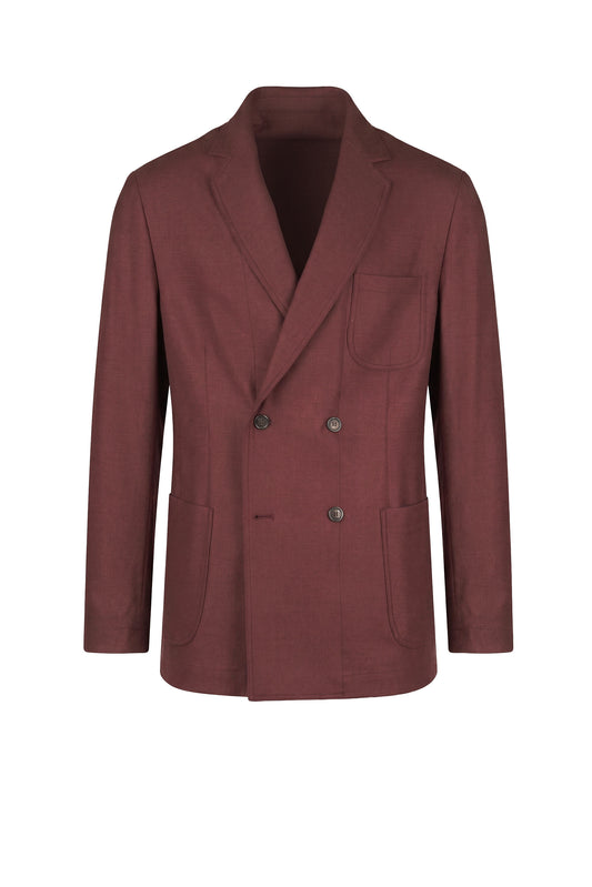 Double-Breasted Jersey Jacket - Loro Piana® Fabrics - MONTEZEMOLO