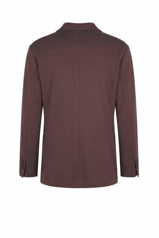 Unlined Double-Breasted Fluid Fabric Jacket - MONTEZEMOLO