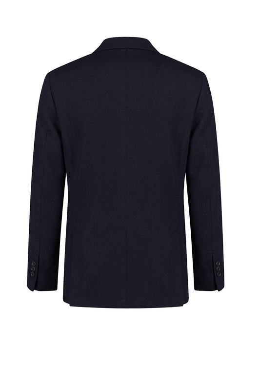 Unlined Wool & Cotton Jersey Double-Breasted Jacket - MONTEZEMOLO