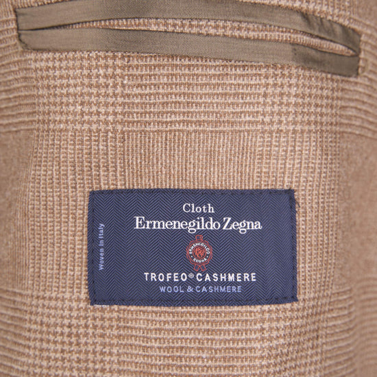 Wool and Cashmere Double-Breasted Jacket - Zegna® fabrics - MONTEZEMOLO