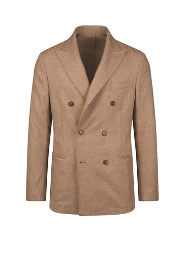 Wool and Cashmere Double-Breasted Jacket - Zegna® fabrics - MONTEZEMOLO