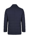 Quilted Wool-Blend Jacket with Zip-Up Inner Panel