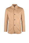 Camel & Wool Jacket-Style Outerwear - MONTEZEMOLO